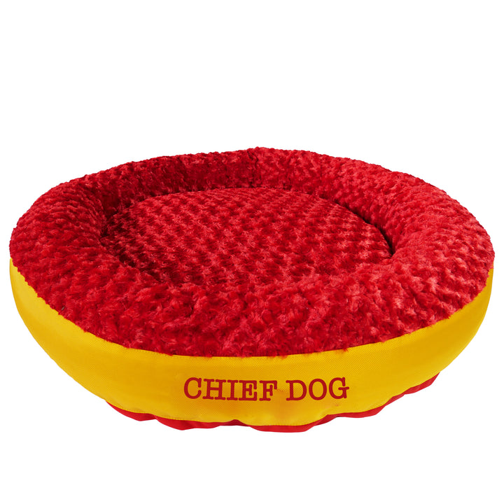 Dog Bed Round Bolster Furvana™ 'Chief Dog'