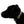 Black colored seatbelt dog collar with brass hardware