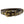 Coyote colored seatbelt dog collar with brass hardware