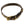 Coyote colored seatbelt dog collar with brass hardware