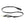 Black seatbelt leash