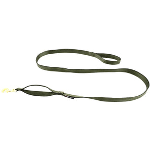 Olive seatbelt dog leash