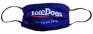 Vote dog print mask pic 1