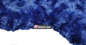 Fuzzy blue bone closeup