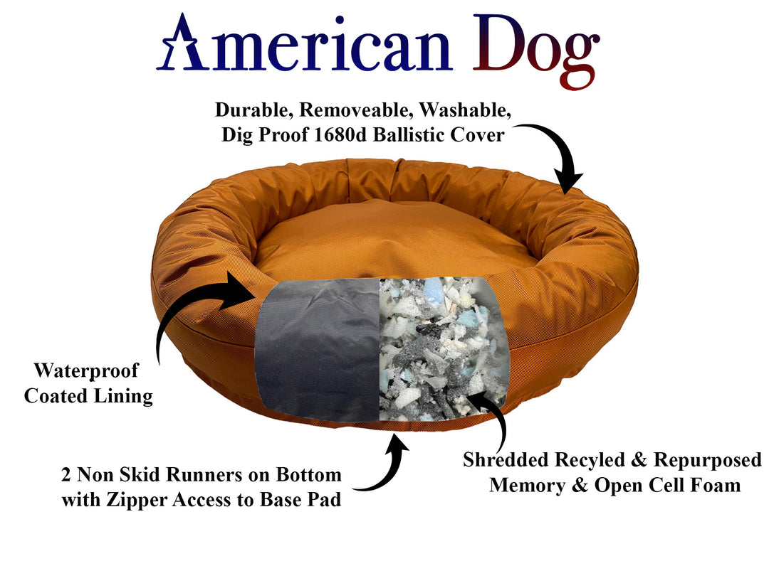 Bed breakdown showing components