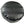 Round  charcoal bolster bed bottom showing grip strips
